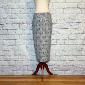14th & Union Abtract Print Pencil Skirt